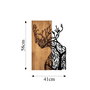 Wallity Tree Woman - 318 Decoración de Pared en Negro y Nogal